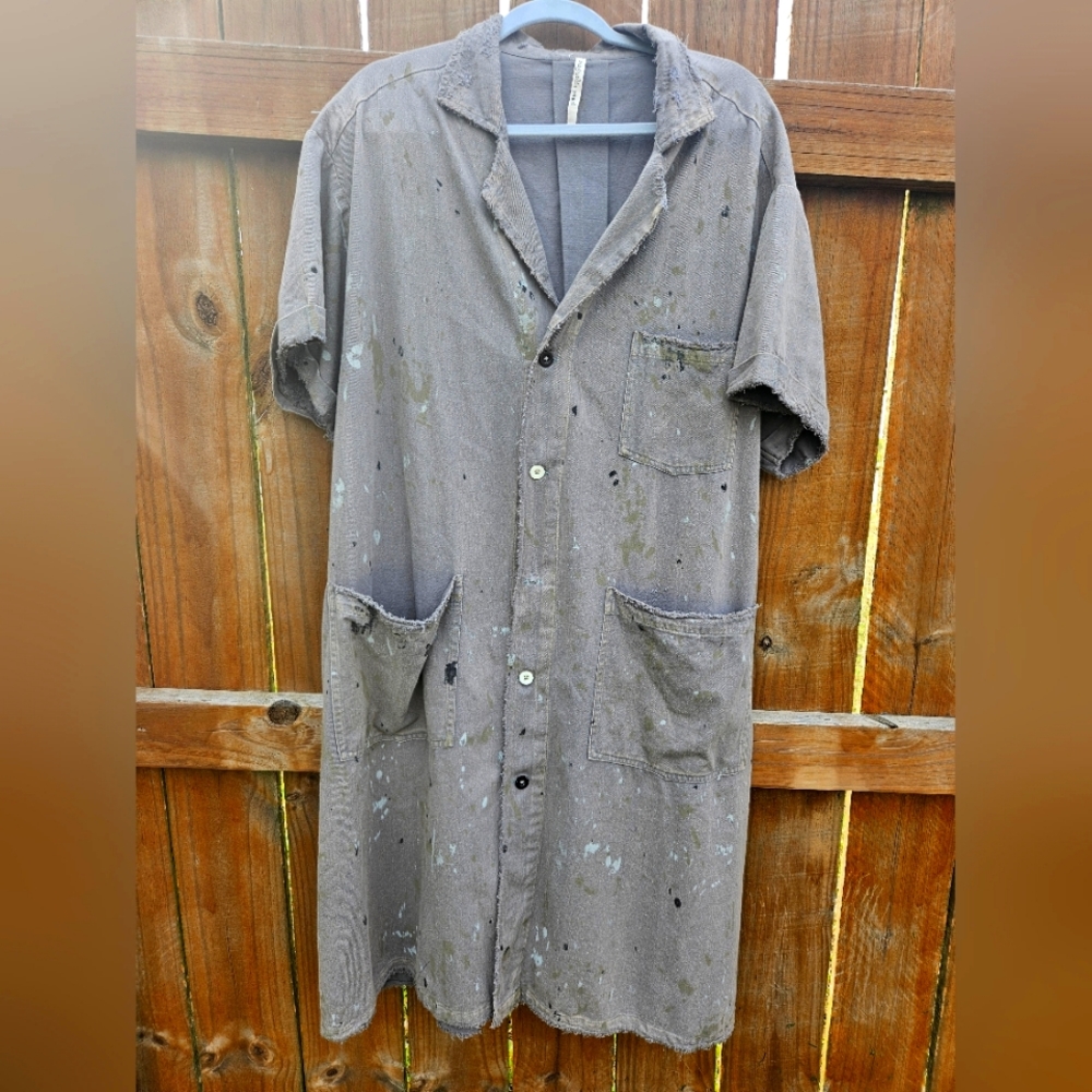 Workshop painters overcoat/jacket/smock/dress